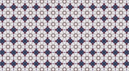 Seamless traditional Asian paisley border design