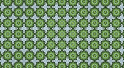 Seamless traditional Asian paisley border design