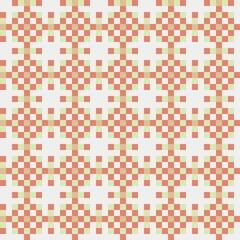 Fototapeta premium Abstract Cross Pattern generative computational art illustration