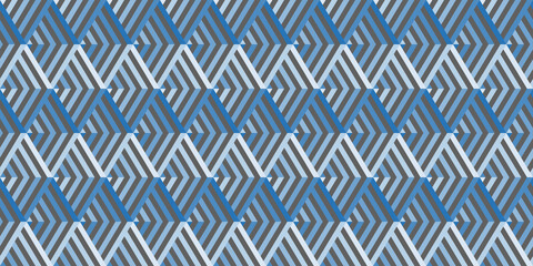 Abstract blue geometric color gradient background. Vector basic shape of a repeating line or triangle. Backdrop pattern with the concept of hi-tech digital technology, simple, modern, and futuristic.