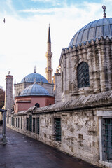 Fototapeta na wymiar The view to the Mosque of istanbul Turkey 