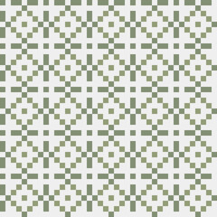 Fototapeta premium Abstract Cross Pattern generative computational art illustration