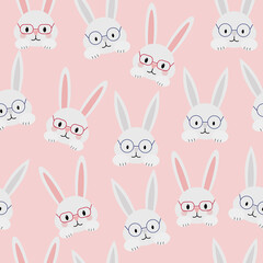 pattern with rabbits