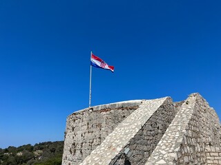 Fortica fortress in Hvar Town, Croatia