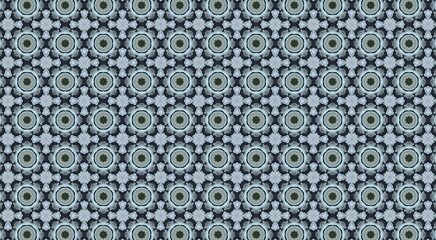 Seamless traditional Asian paisley border design