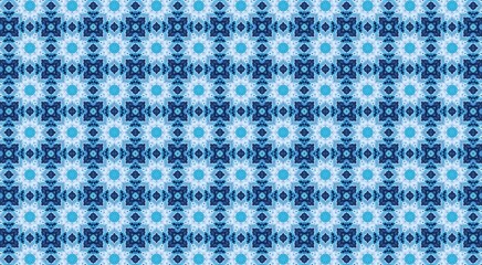 Seamless traditional Asian paisley border design