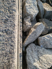 stone texture cobblestone cobblestone portuguese street path city building house tree house beautiful beauty short wall rio de Janeiro botafogo urca