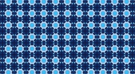 Seamless traditional Asian paisley border design