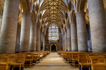 Tewkesbury Abbey is an great example of Norman architecture.