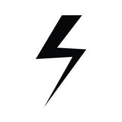Lightning, electric power vector logo design element. Energy and thunder electricity symbol concept. Flash bolt sign in the circle. Flash vector emblem template. Power fast speed