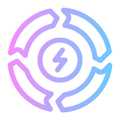 energy gradient icon