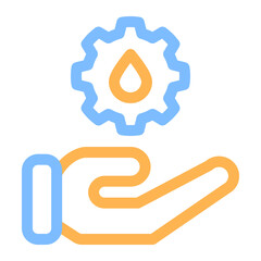 investment colored line icon