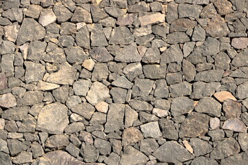 Gray stone wall texture pattern background