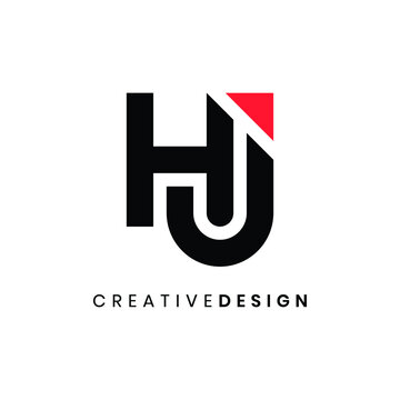 Premium Vector | Outstanding letter hj or jh logo design