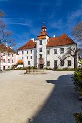 Trebon castle and town, Southern Bohemia, Czech Republic
