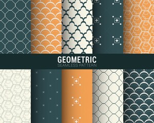 Geometric seamless pattern vector suitable for multiple purpose