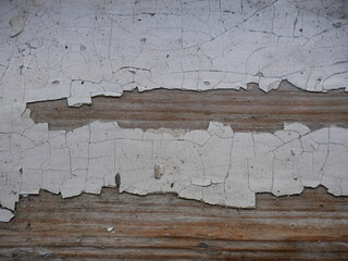 old boards, damaged and covered with paint background, pattern or wallpaper - obrazy, fototapety, plakaty