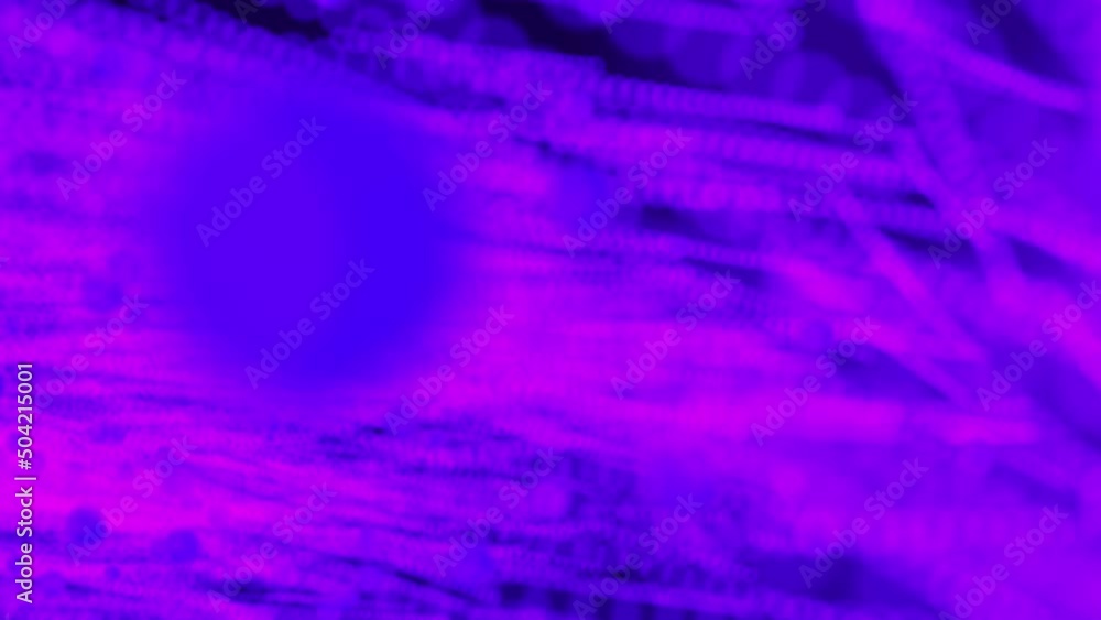 Poster abstract wave of digital particles and pink abstract background, cyber or technology background anim