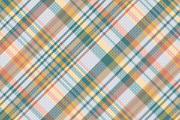 Tartan plaid pattern with texture and summer color.