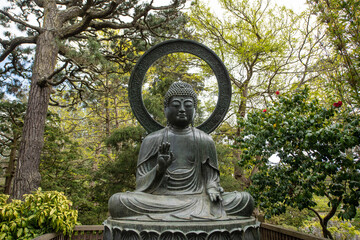 Buddha im Japanese Tea Garden in San Francisco