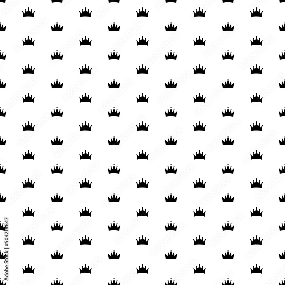 Poster square seamless background pattern from geometric shapes. the pattern is evenly filled with big blac