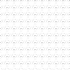 Square seamless background pattern from geometric shapes are different sizes and opacity. The pattern is evenly filled with small black hookah symbols. Vector illustration on white background