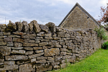 Landscape from the Cotswold village of Bourton on the Water
