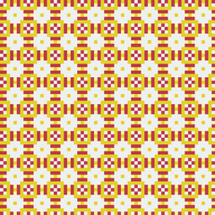 Abstract Cross Pattern generative computational art illustration