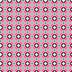 Abstract Cross Pattern generative computational art illustration