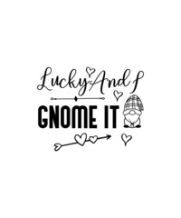 Gnome svg bundle, holiday gnome clipart, gnome sign with quote, gnome silhouettes svg cut file for cricut, print for shirt, png, dxf, eps