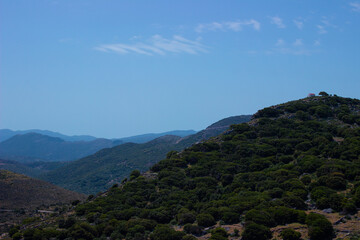 Fototapeta na wymiar The beautiful hills on the island of Crete (Greece)