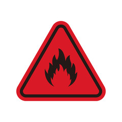 Fire flame icon. Fire hot flames vector sign