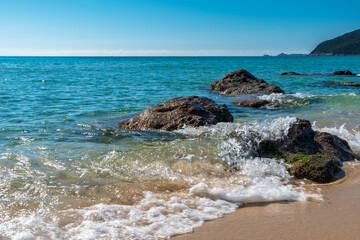 Cala Monte Turno, Sardinia, in a summer day