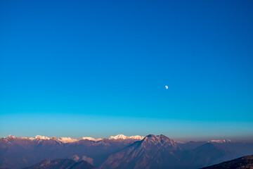 Panorama from the alpine peak
