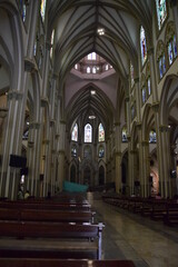Fototapeta premium Ecuador. Interior of the Metropolitan Cathedral of Guayaquil.