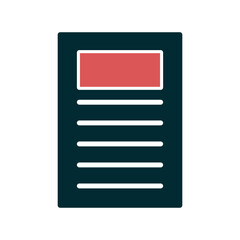 Obraz premium Document Icon