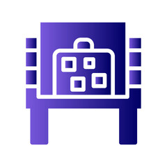 Fototapeta premium Security Control Icon