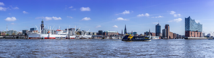 Naklejka premium Port of Hamburg - Germany