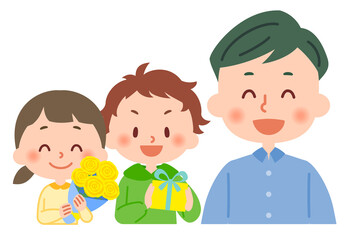父の日の親子