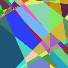 Obraz premium Geometric abstraction generative art background art illustration