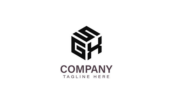 Letter SGX Logo, Three Letter Logo, Alphabet S G X Hexagon Shape Vector Icon Template