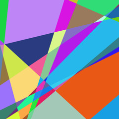 Obraz premium Geometric abstraction generative art background art illustration