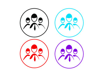 Icon, infographic, people, business 