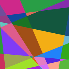Obraz premium Geometric abstraction generative art background art illustration