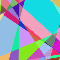 Obraz premium Geometric abstraction generative art background art illustration