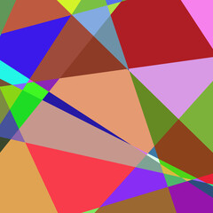Fototapeta premium Geometric abstraction generative art background art illustration