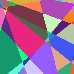 Fototapeta premium Geometric abstraction generative art background art illustration