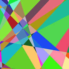 Obraz premium Geometric abstraction generative art background art illustration