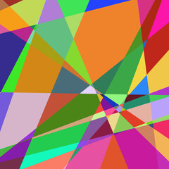 Obraz premium Geometric abstraction generative art background art illustration