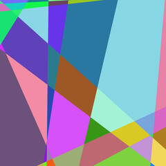 Obraz premium Geometric abstraction generative art background art illustration